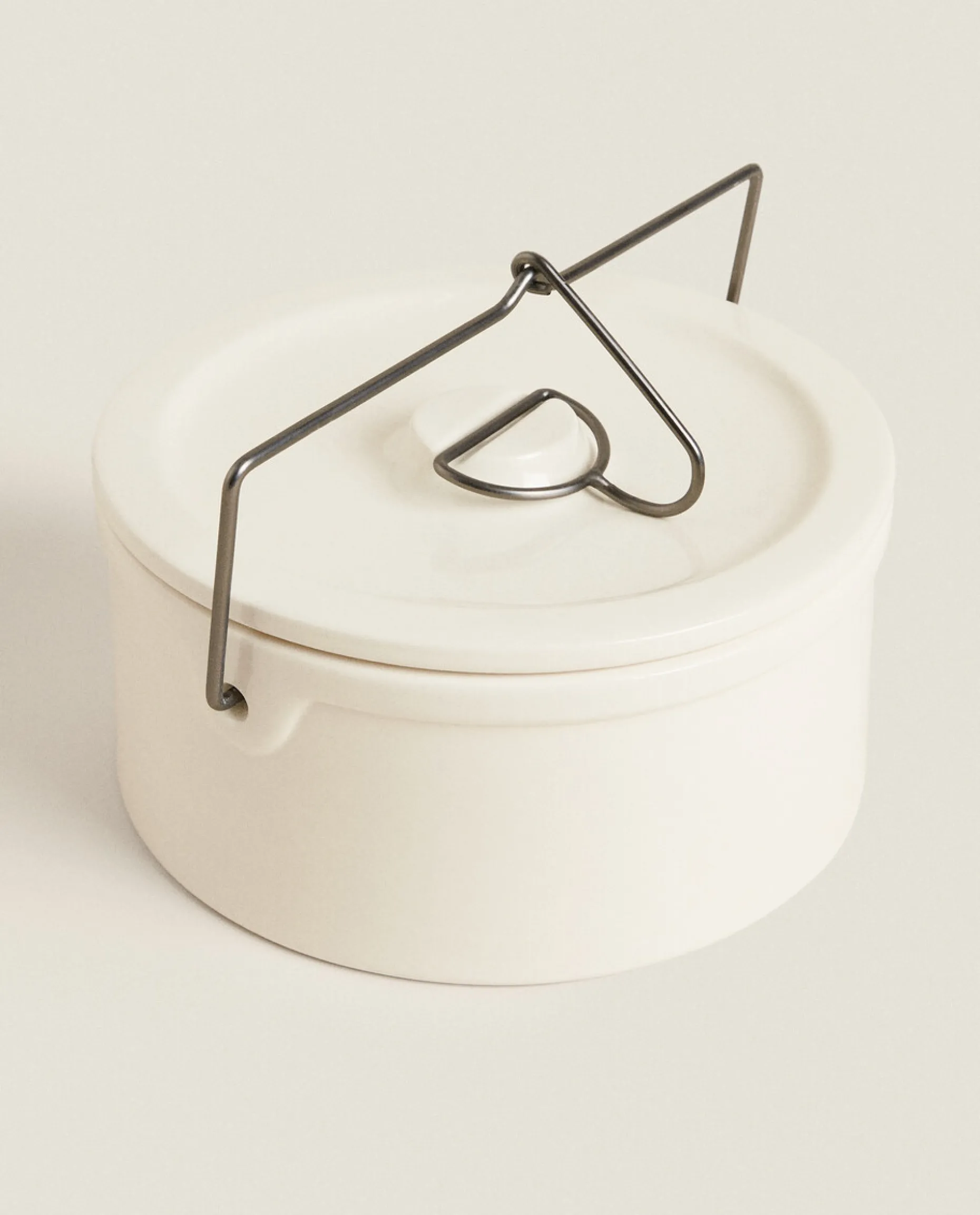 Round Stoneware Jar
