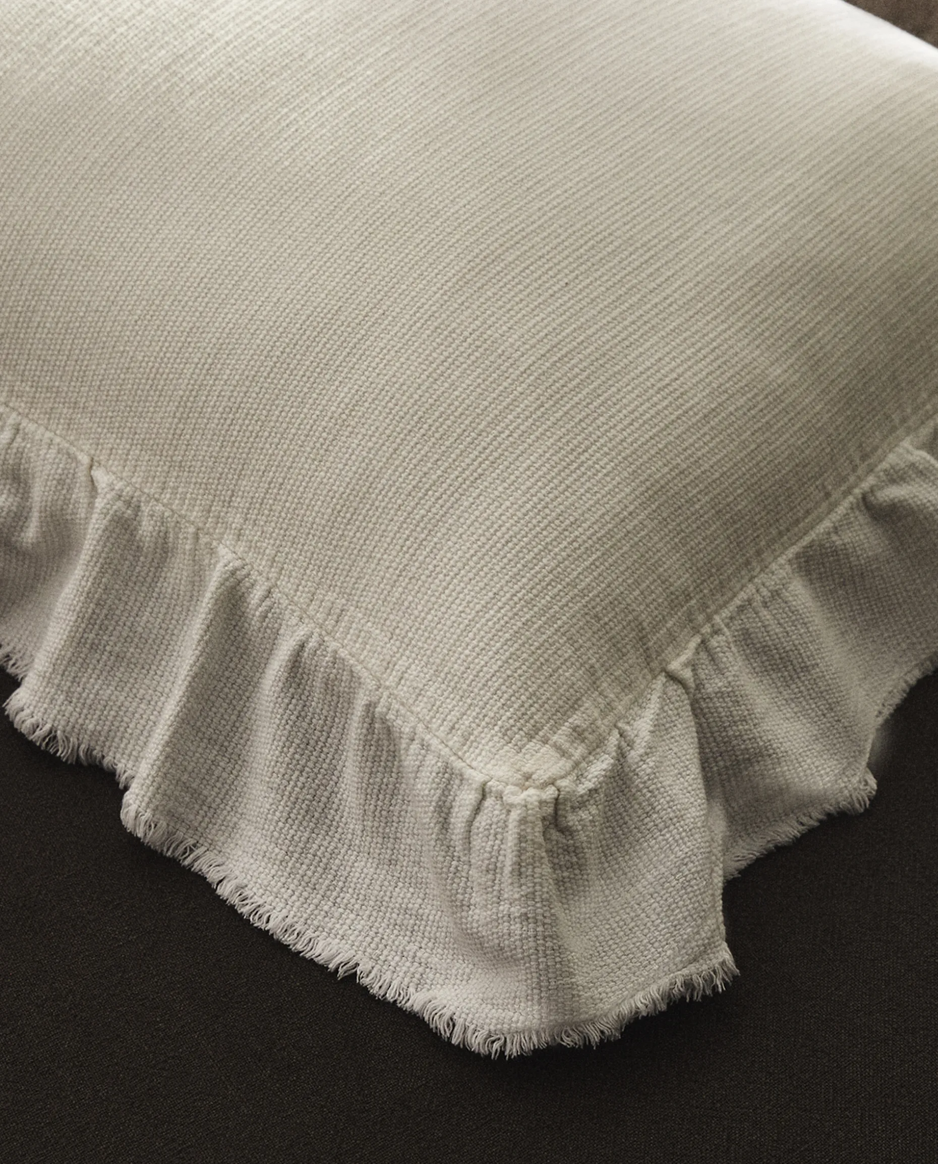 Ruffle Throw Pillow Cover