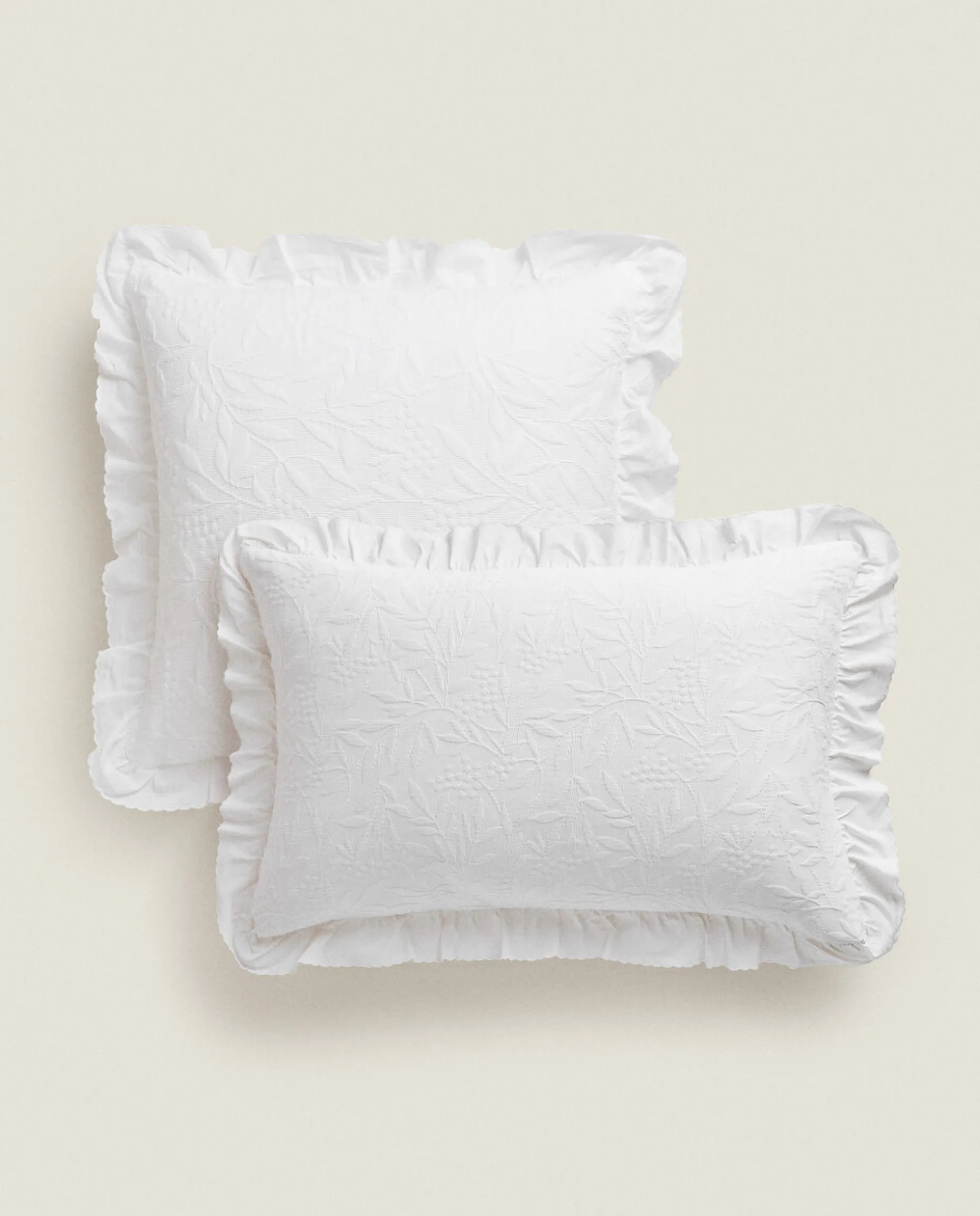 Ruffle Throw Pillow Cover