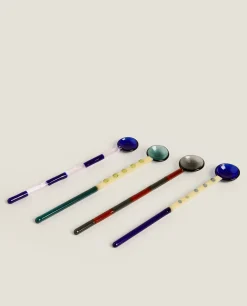 Set Of Borosilicate Glass Tablespoons