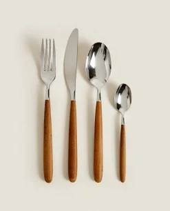 Set Of Maple Cutlery