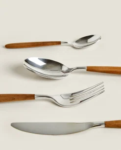 Set Of Maple Cutlery