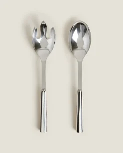 Set Of Striped Serving Sets (2 Units)