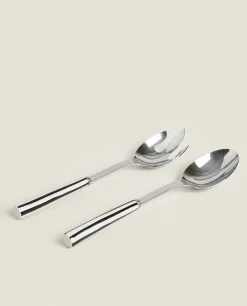 Set Of Striped Serving Sets (2 Units)