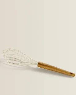 Silicone And Wood Whisk