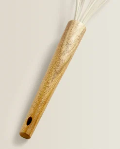Silicone And Wood Whisk