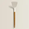 Silicone And Wooden Spatula