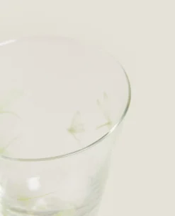 Silk Screen Wine Glass