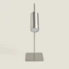 Silver Metal Usb Rechargeable Desk Lamp