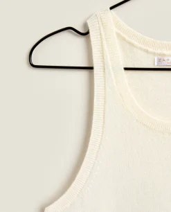 Sleeveless Cashmere Dress