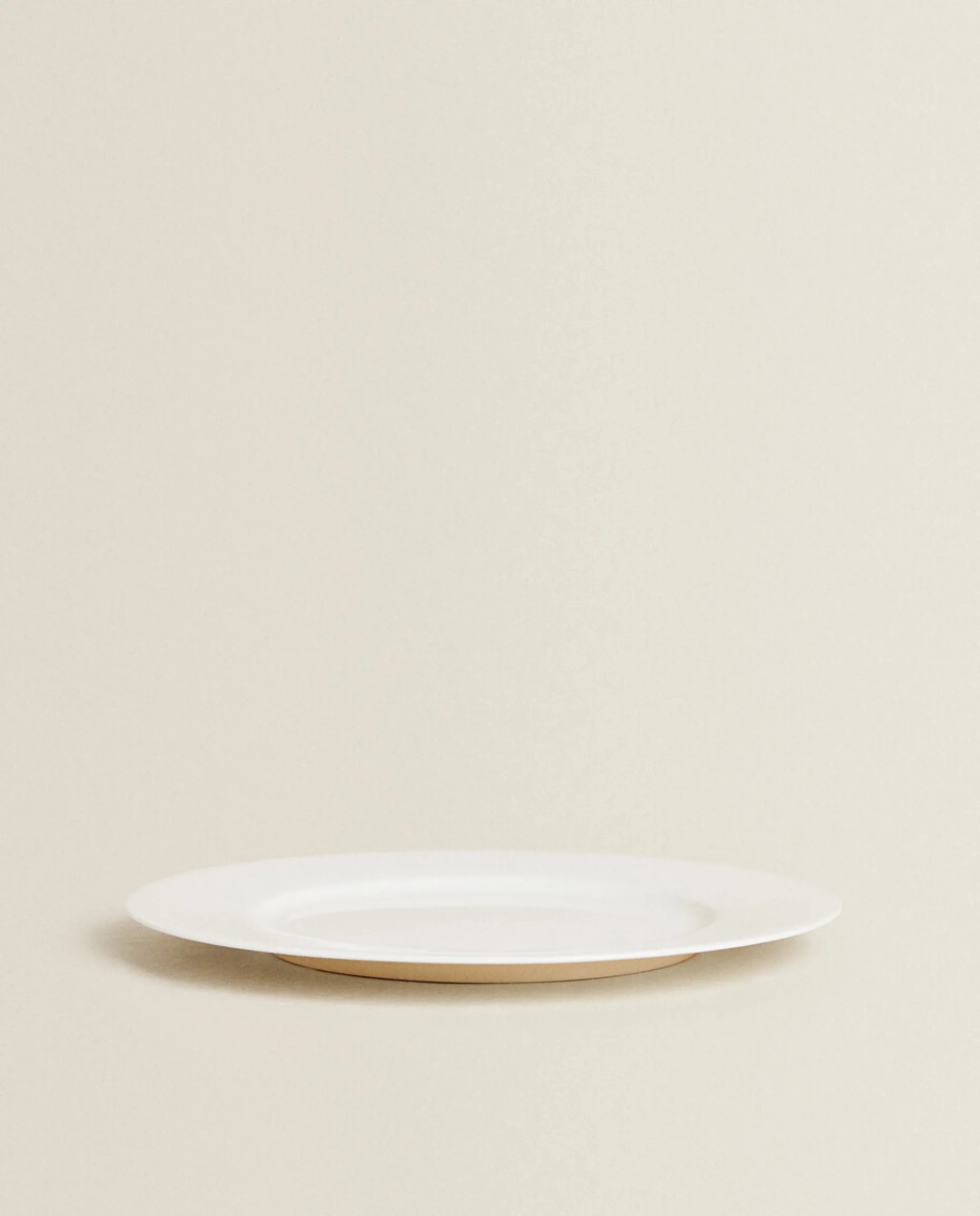 Solid Bone China Dinner Plate