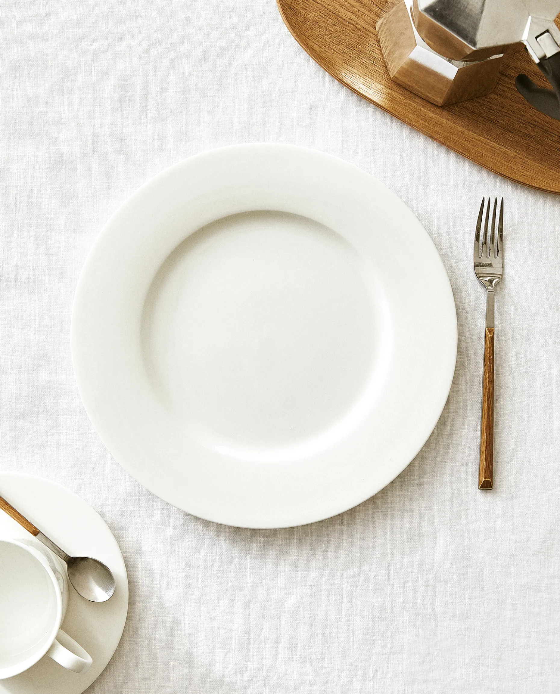 Solid Bone China Dinner Plate