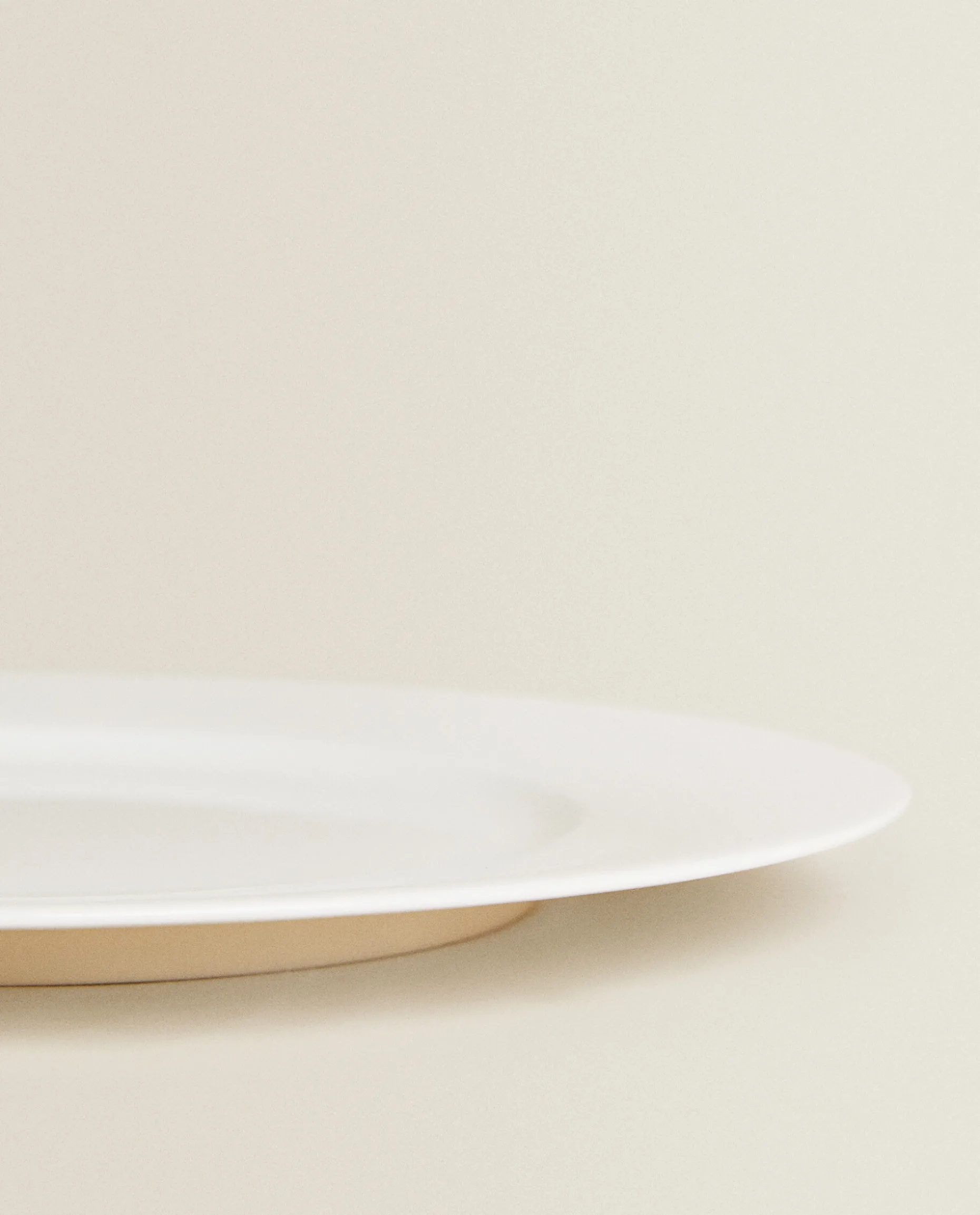 Solid Bone China Dinner Plate