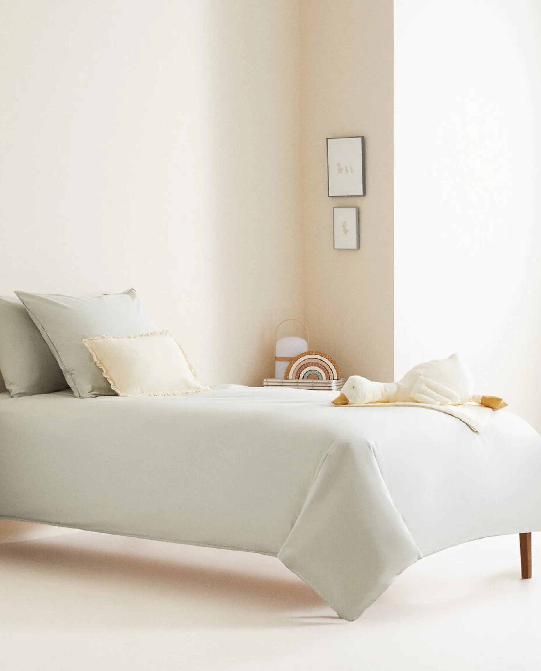 Solid Color Cotton Duvet Cover