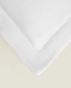 Solid Color Cotton Throw Pillow Cover