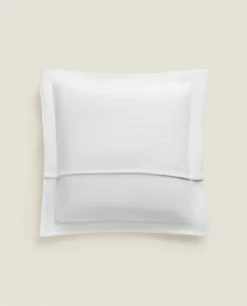 Solid Color Cotton Throw Pillow Cover