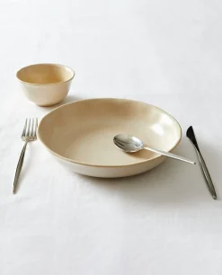 Speckled Stoneware Soup Plate