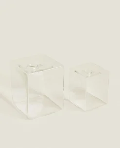 Square Glass Vase