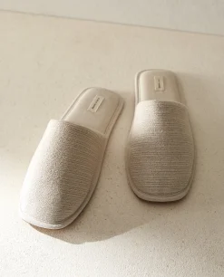 Square Toe Fabric Slippers