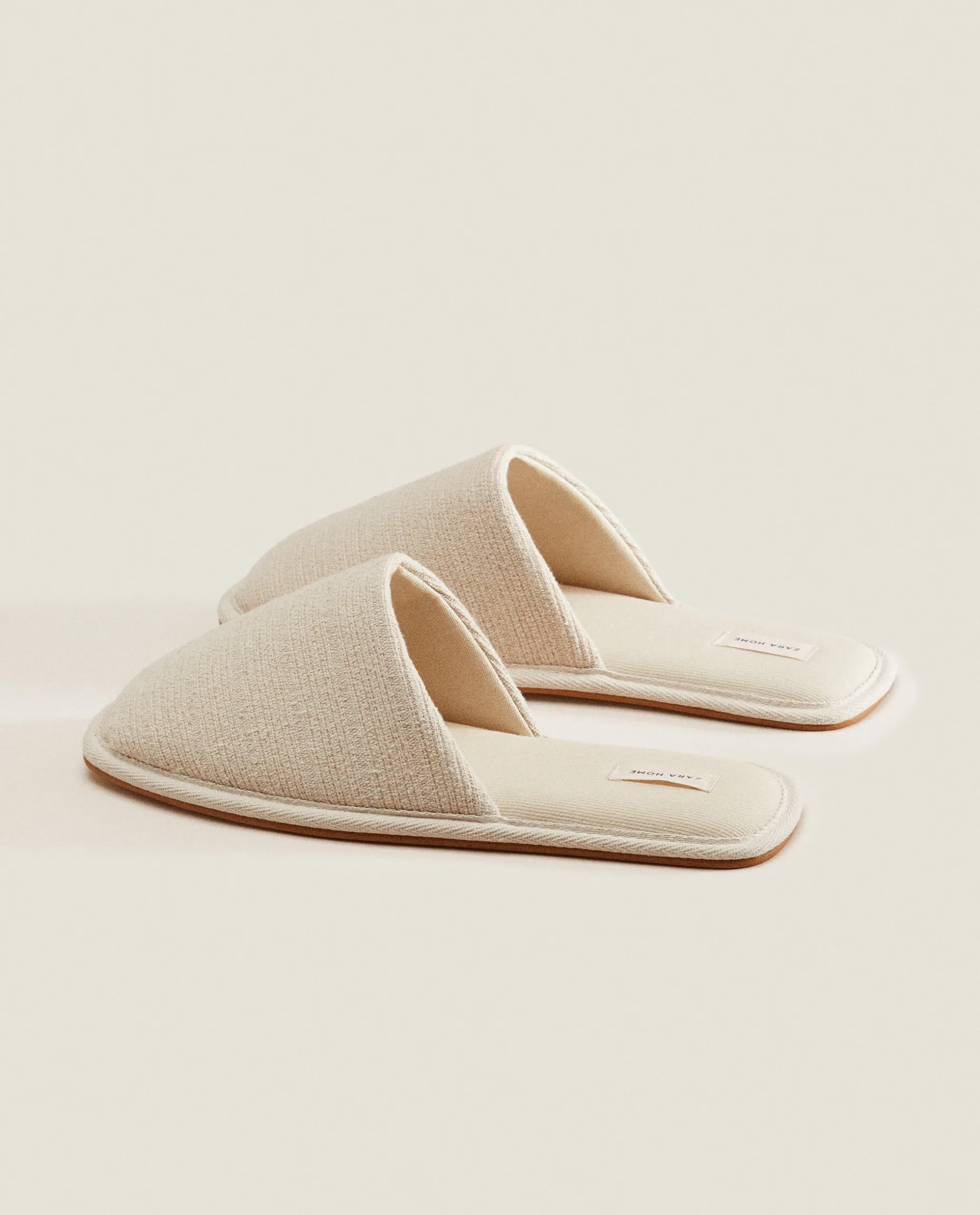 Square Toe Fabric Slippers
