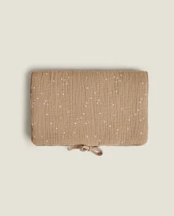 Star Print Muslin Baby Wipe Holder