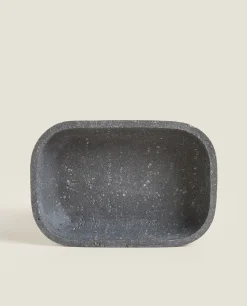 Stone Grey Resin Soap Dish
