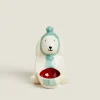 Stoneware Christmas Bunny Rabbit Egg Cup