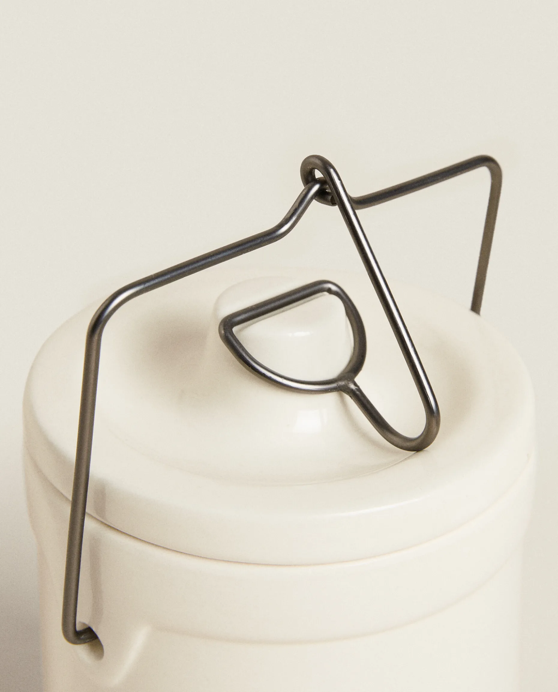 Stoneware Cylindrical Jar