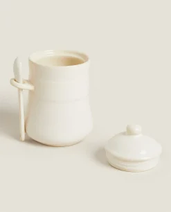 Stoneware Jam Jar