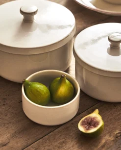Stoneware Jar With Lid