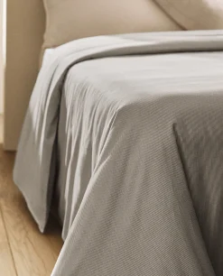 Striped Cotton Duvet Cover