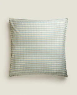Striped Cotton Pillowcase