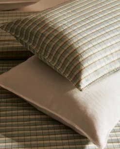 Striped Cotton Pillowcase