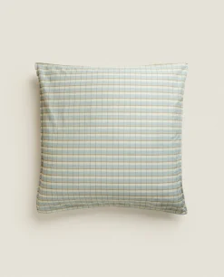 Striped Cotton Pillowcase