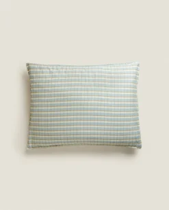 Striped Cotton Pillowcase