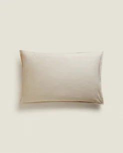 Striped Cotton Pillowcase