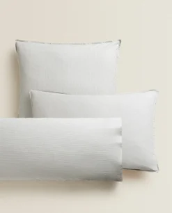 Striped Cotton Pillowcase