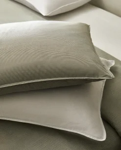Striped Cotton Pillowcase