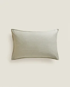 Striped Cotton Pillowcase