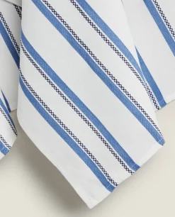 Striped Dyed Thread Kitchen Towel (Set Of 2)