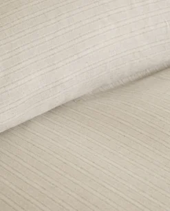 Striped Flannel Duvet Cover