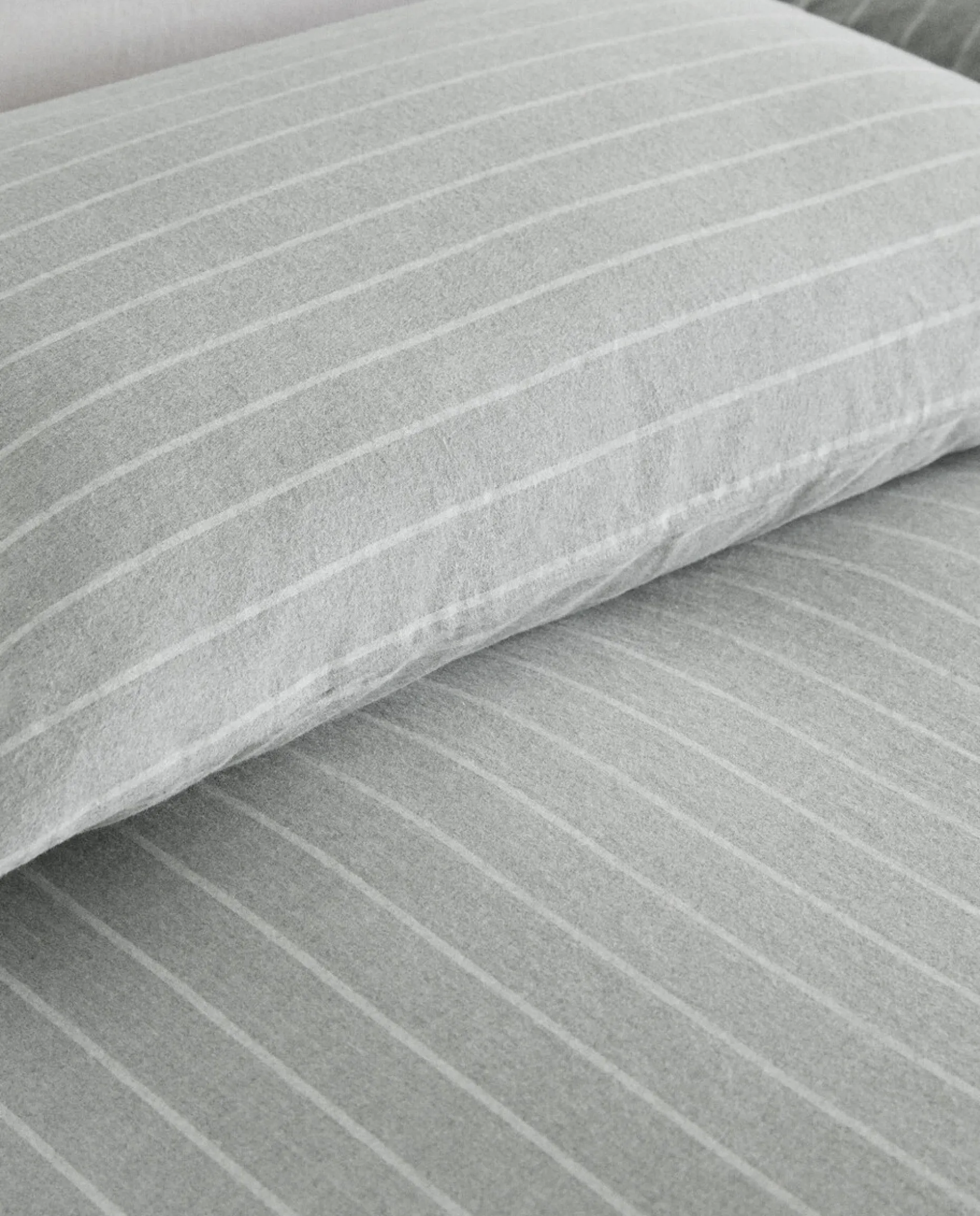 Striped Flannel Duvet Cover
