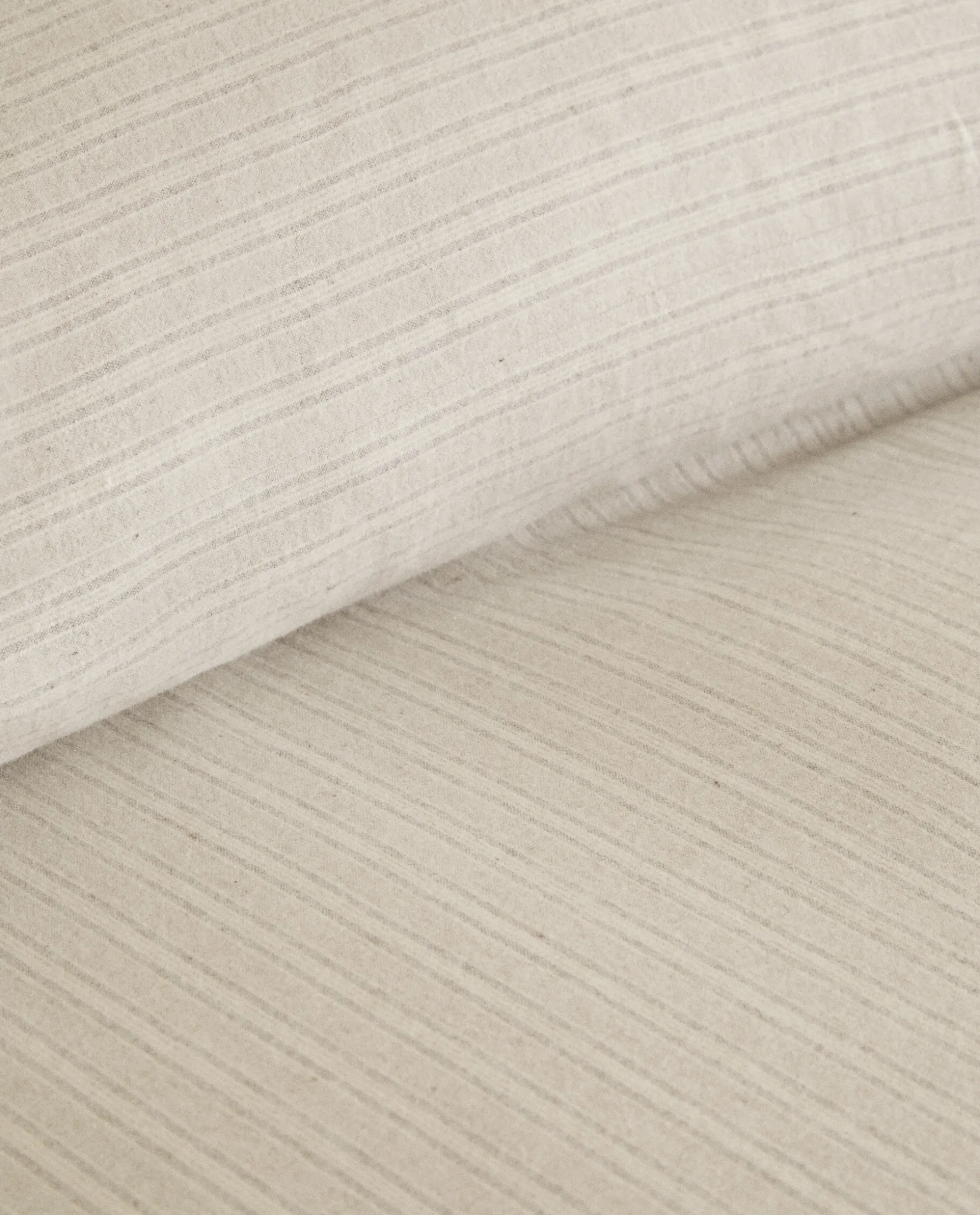 Striped Flannel Fitted Sheet
