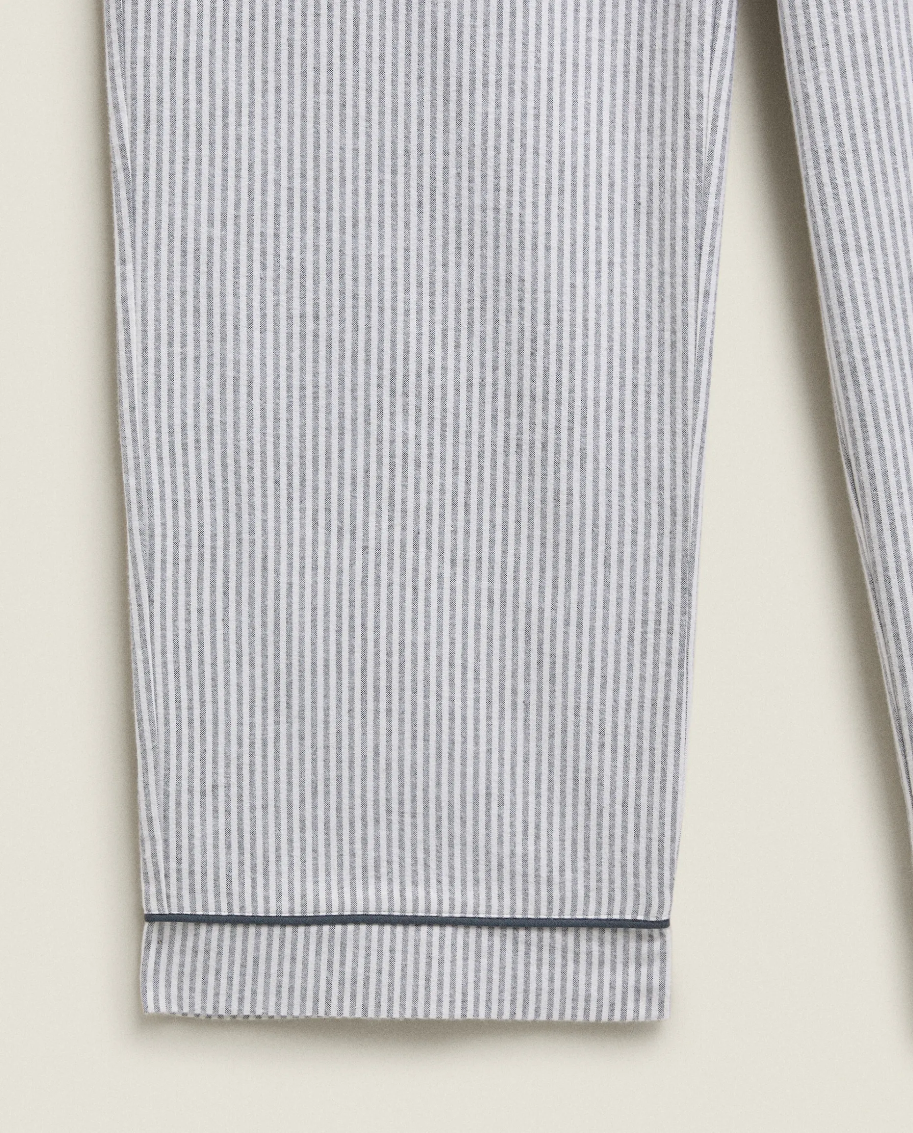 Striped Flannel Pajama Bottoms
