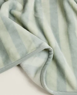 Striped Fleece Blanket
