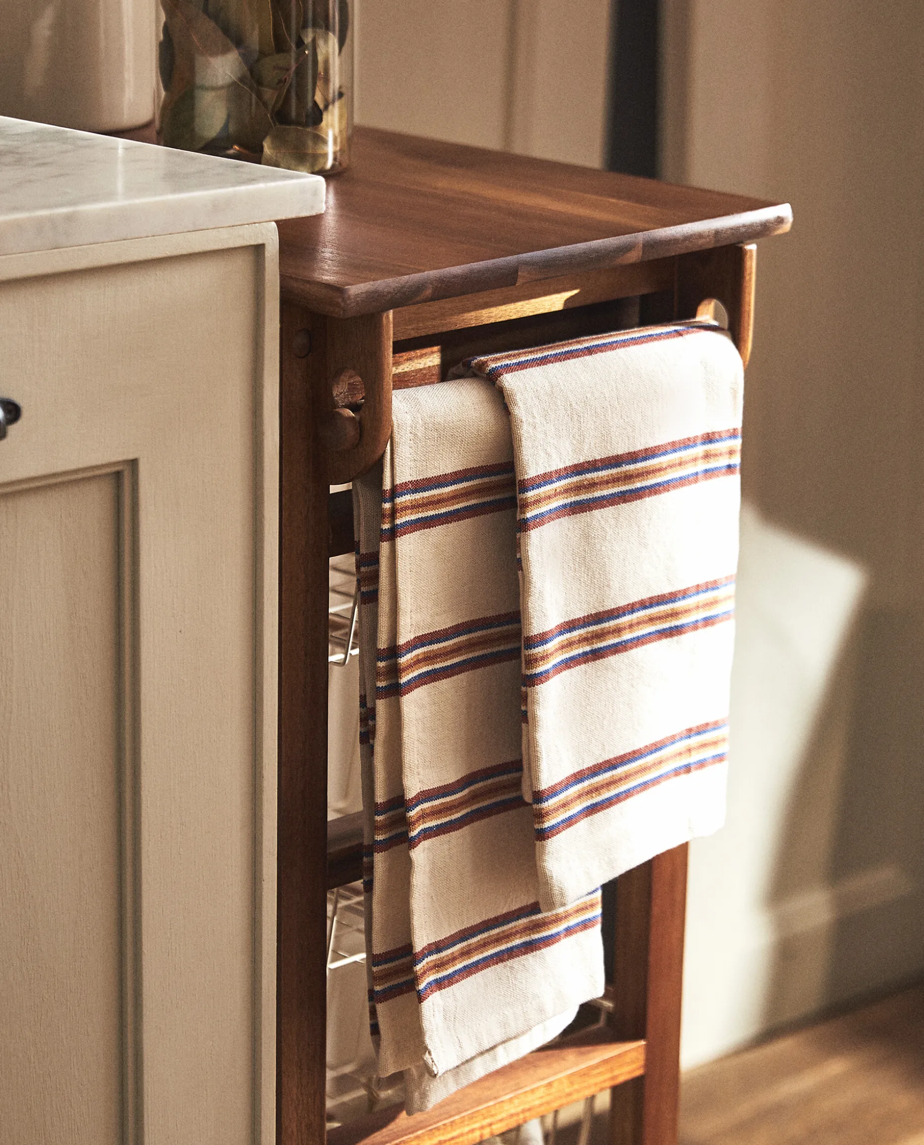 Striped Kitchen Towels (Pack Of 2)