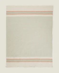 Striped Linen Blanket
