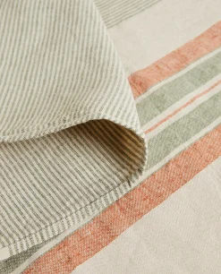 Striped Linen Blanket