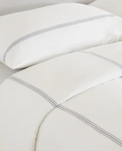 Striped Linen Duvet Cover