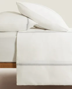 Striped Linen Duvet Cover